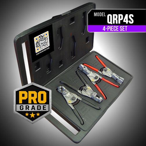 Quick Release Pliers – 4 Piece Set